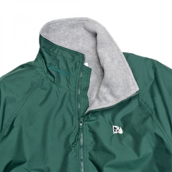 HORRIBLE'S CRY FACE NYLON FLEECE JACKET / FOREST GREEN (ホリブルズ