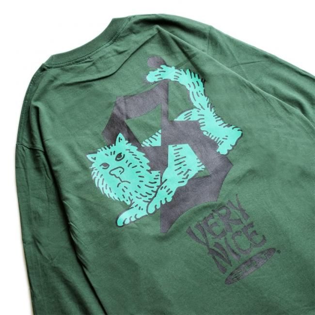 SAYHELLO CATTY L/S TEE / FOREST GREEN (セイハロー ロング