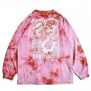 <img class='new_mark_img1' src='https://img.shop-pro.jp/img/new/icons5.gif' style='border:none;display:inline;margin:0px;padding:0px;width:auto;' />SAYHELLO LISTEN TIE DYE L/S TEE / MAROON (セイハロー  ロングスリーブTシャツ/ロンT)