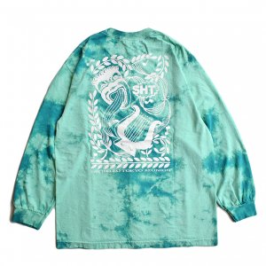 <img class='new_mark_img1' src='https://img.shop-pro.jp/img/new/icons5.gif' style='border:none;display:inline;margin:0px;padding:0px;width:auto;' />SAYHELLO LISTEN TIE DYE L/S TEE / TURQUOISE (セイハロー  ロングスリーブTシャツ/ロンT)
