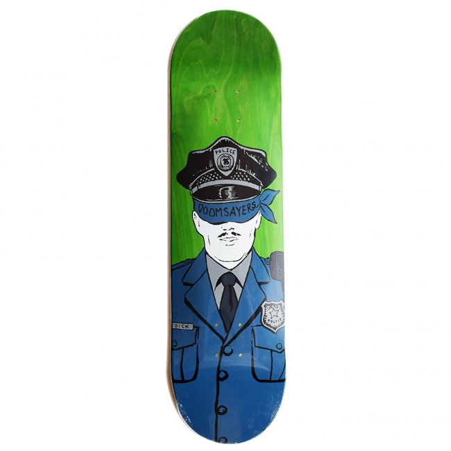 DOOMSAYERS CORP COP DECK / GREEN (ドゥームセイヤーズ スケートデッキ) - HORRIBLE'S  PROJECT｜HORRIBLE'S｜SAYHELLO | HELLRAZOR | Dime MTL | QUASI | HOTEL BLUE |  GX1000 |