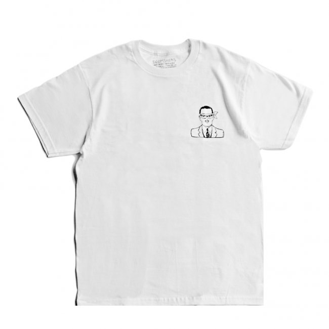 DOOM SAYERS CORP GUY TEE / WHITE (ドゥームセイヤーズ Tシャツ/TEE