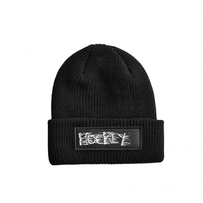 <img class='new_mark_img1' src='https://img.shop-pro.jp/img/new/icons5.gif' style='border:none;display:inline;margin:0px;padding:0px;width:auto;' />HOCKEY DRIFTER BEANIE / BLACK (ホッキー ビーニー/ニットキャップ)