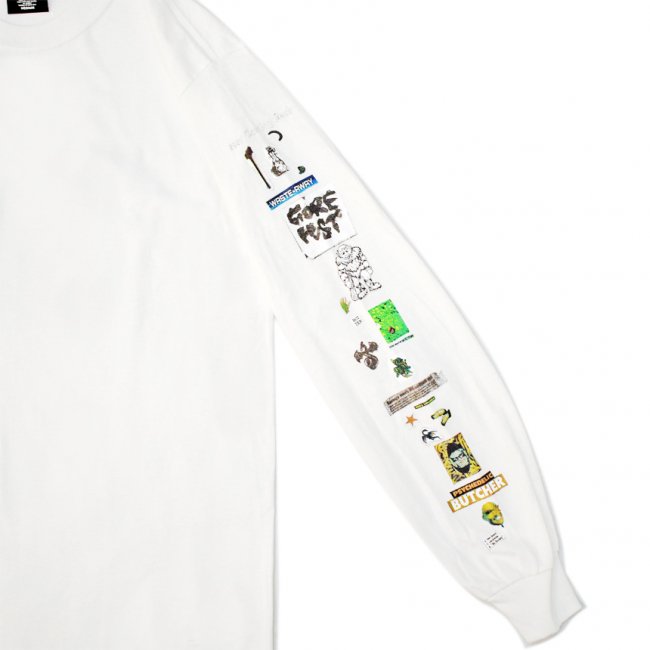 HOCKEY SUMMONED L/S TEE / WHITE (ホッキー 長袖Tシャツ/ロング 