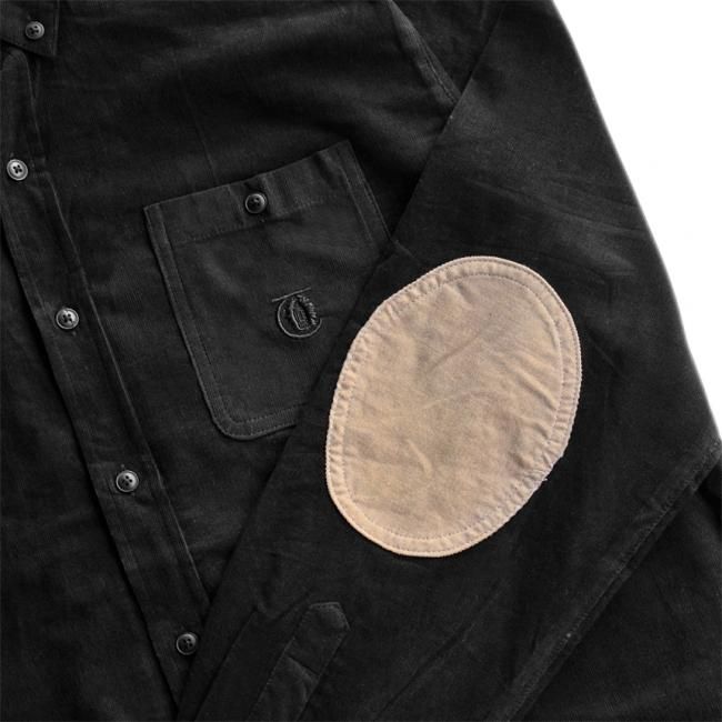 THEORIES CORDUROY UNITY SHIRT / BLACK（セオリーズ
