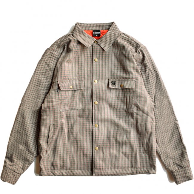 THEORIES LANTERN SHIRT JACKET / ORANGE CHECK（セオリーズ ...