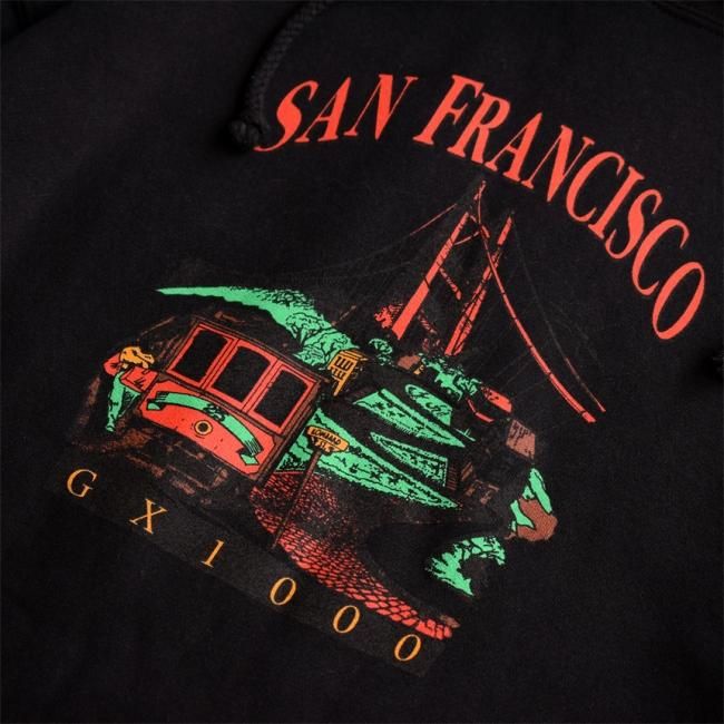 GX1000 TOURIST HOODIE / BLACK