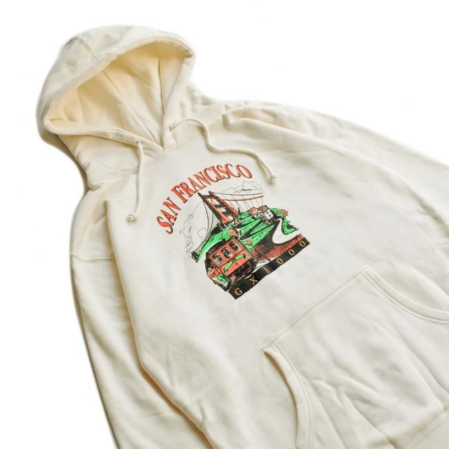 GX1000 パーカー L SALE GX1000 パーカー ジーエックスセン グレー Sketch Hoodie