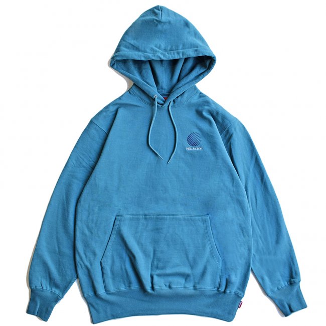 HELLRAZOR LOGO PATCH HOODIE / JADE BLUE (ヘルレイザー 