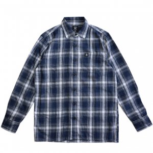 <img class='new_mark_img1' src='https://img.shop-pro.jp/img/new/icons5.gif' style='border:none;display:inline;margin:0px;padding:0px;width:auto;' />HARDLUCK TRUE L/S FLANNEL SHIRT / BLUE (ハードラック 長袖ネルシャツ)