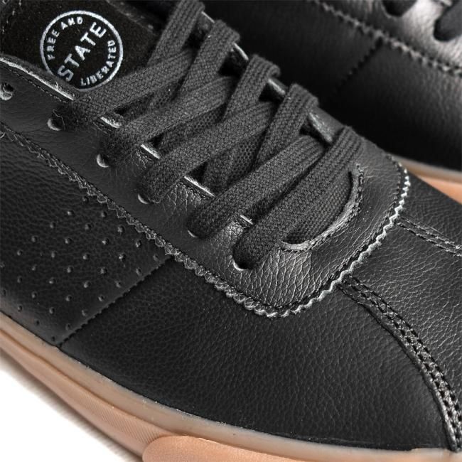 STATE FOOTWEAR LELAND BLACK/GUM / FULL GRAIN LEATHER