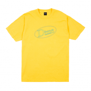 <img class='new_mark_img1' src='https://img.shop-pro.jp/img/new/icons5.gif' style='border:none;display:inline;margin:0px;padding:0px;width:auto;' />DIME DIMECAD T-SHIRT / YELLOW (ダイム Tシャツ / 半袖)