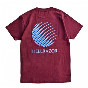 <img class='new_mark_img1' src='https://img.shop-pro.jp/img/new/icons5.gif' style='border:none;display:inline;margin:0px;padding:0px;width:auto;' />HELLRAZOR GEL LOGO SHIRT / BURGUNDY (ヘルレイザー Tシャツ)
