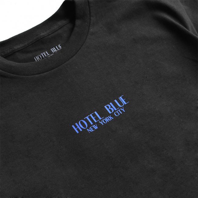 HOTEL BLUE LOGO TEE / BLACK (ホテルブルー Tシャツ/半袖)