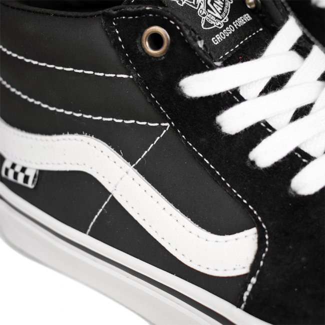 VANS Skate Grosso Mid / Black/White/Emo Leather（バンズ/ヴァンズ スケート スポーツ スニーカー） -  HORRIBLE'S PROJECT｜HORRIBLE'S｜SAYHELLO | HELLRAZOR | Dime MTL | QUASI |