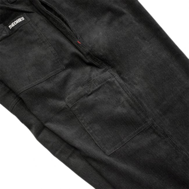 THEORIES STAMP LOUNGE CORD PANT / BLACK（セオリーズ イージーパンツ