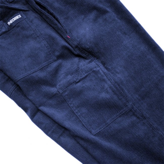 THEORIES STAMP LOUNGE CORD PANT / NAVY（セオリーズ イージーパンツ