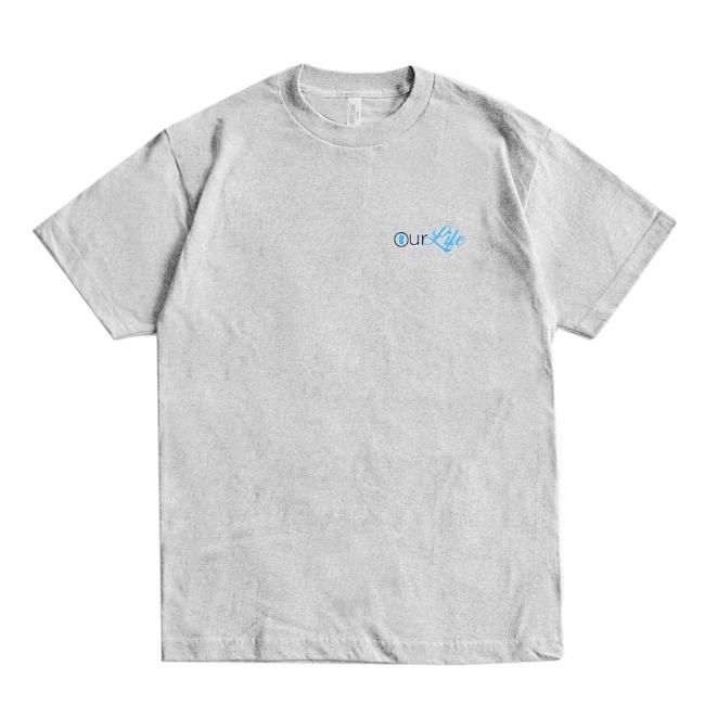 【超特価】 TEE LIFE ONLY LIFE OUR / Tシャツ GREY（アワーライフ HEATHER スケートボード