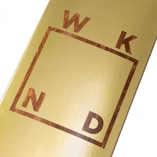 WKND GOLD PLATEDE LOGO DECK / 8.25（ウィークエンド スケート