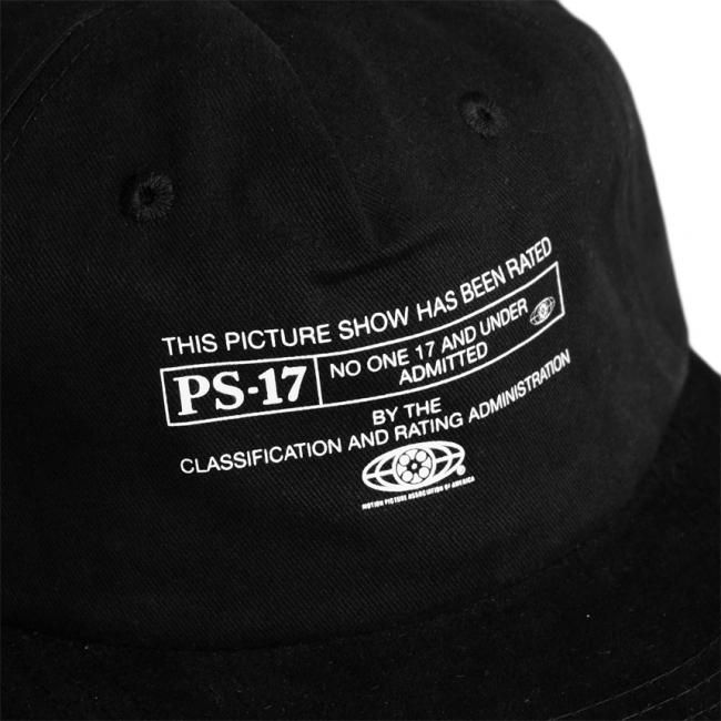 PICTURE SHOW PS-17 STRAP BACK CAP / BLACK (ピクチャーショー 