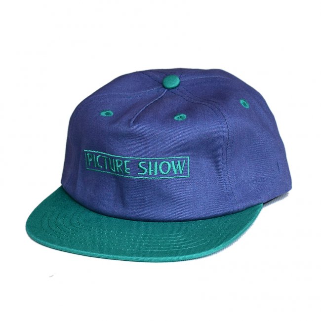 PICTURE SHOW VHS STRAPBACK CAP / SLATE×JADE (ピクチャーショー