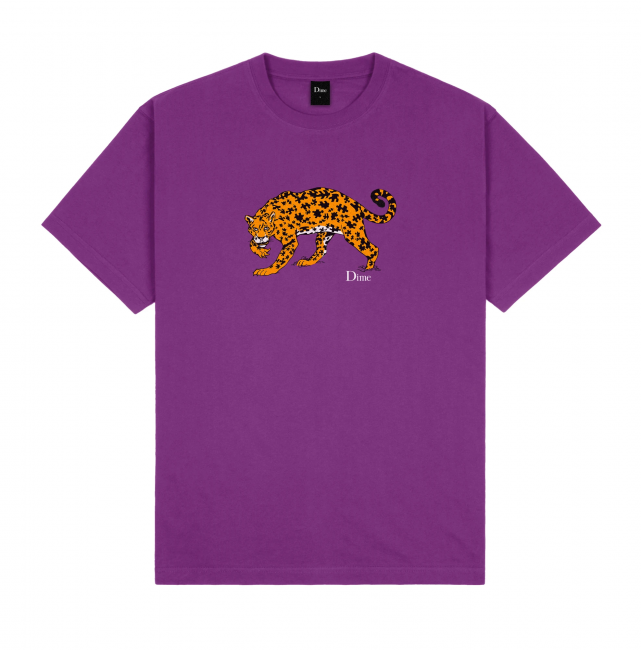 DIME PUZZLE CAT T-SHIRT / DARK MAGENTA (ダイム Tシャツ / 半袖 