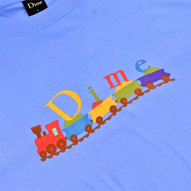 DIME CLASSIC TRAIN T-SHIRT / COROLINE BLUE (ダイム Tシャツ / 半袖 