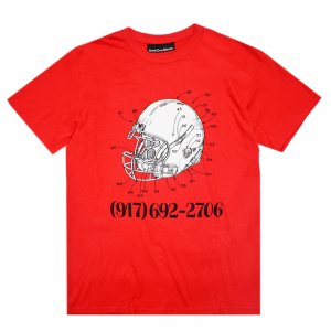 <img class='new_mark_img1' src='https://img.shop-pro.jp/img/new/icons5.gif' style='border:none;display:inline;margin:0px;padding:0px;width:auto;' />CALL ME 917 FOOTBALL TEE / RED (ߡʥ󥻥 T)