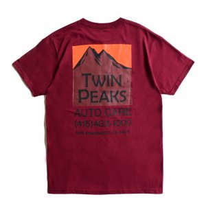 <img class='new_mark_img1' src='https://img.shop-pro.jp/img/new/icons5.gif' style='border:none;display:inline;margin:0px;padding:0px;width:auto;' />GX1000 TWIN PEAKS TEE / BURGINDY (ジーエックスセン Tシャツ / 半袖)