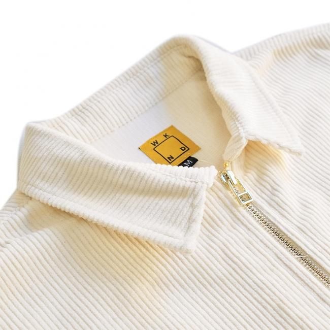 WKND MAJOR ZIP CORDS SHIRT / NATURAL （ウィークエンド