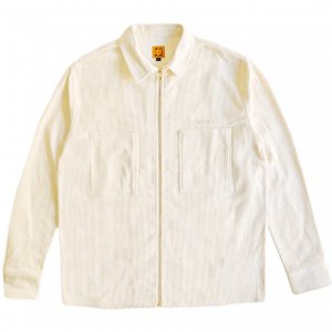 <img class='new_mark_img1' src='https://img.shop-pro.jp/img/new/icons5.gif' style='border:none;display:inline;margin:0px;padding:0px;width:auto;' />WKND MAJOR ZIP CORDS SHIRT / NATURAL （ウィークエンド コーデュロイ長袖シャツ）　