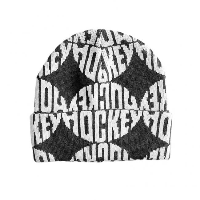 HOCKEY SEWER BEANIE / BLACK (ホッキー ビーニー/ニットキャップ)