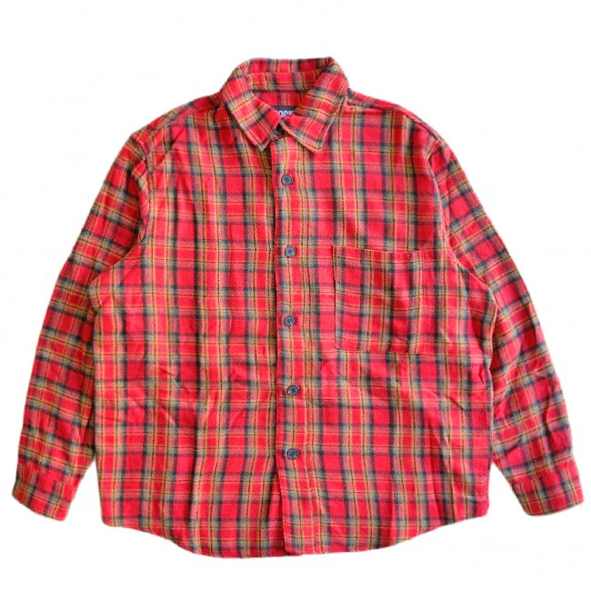 <img class='new_mark_img1' src='https://img.shop-pro.jp/img/new/icons5.gif' style='border:none;display:inline;margin:0px;padding:0px;width:auto;' />HOCKEY FLANNEL SHIRT / RED (ホッキー フランネルシャツ)