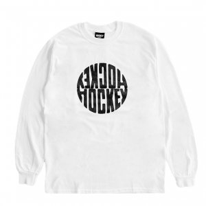 <img class='new_mark_img1' src='https://img.shop-pro.jp/img/new/icons5.gif' style='border:none;display:inline;margin:0px;padding:0px;width:auto;' />HOCKEY SEWER L/S TEE / WHITE (ホッキー 長袖Tシャツ/ロングスリーブTシャツ)