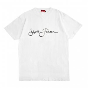 <img class='new_mark_img1' src='https://img.shop-pro.jp/img/new/icons5.gif' style='border:none;display:inline;margin:0px;padding:0px;width:auto;' />HELLRAZOR METAL SCRIPT T-SHIRT / WHITE (ヘルレイザー Tシャツ)