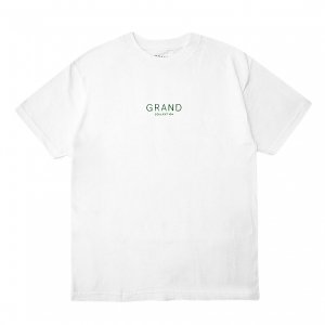 <img class='new_mark_img1' src='https://img.shop-pro.jp/img/new/icons5.gif' style='border:none;display:inline;margin:0px;padding:0px;width:auto;' />GRAND COLLECTION CLASSIC LOGO TEE / WHITE (グランドコレクション Tシャツ / 半袖)
