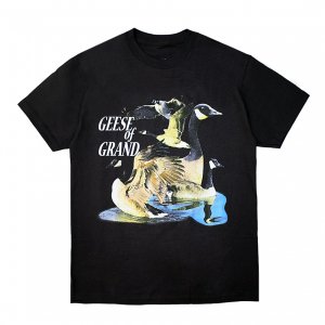 <img class='new_mark_img1' src='https://img.shop-pro.jp/img/new/icons5.gif' style='border:none;display:inline;margin:0px;padding:0px;width:auto;' />GRAND COLLECTION GEESE OF GRAND TEE / BLACK (グランドコレクション Tシャツ / 半袖)