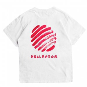 <img class='new_mark_img1' src='https://img.shop-pro.jp/img/new/icons5.gif' style='border:none;display:inline;margin:0px;padding:0px;width:auto;' />HELLRAZOR x MAYU YAMASE LOGO TEE / WHITE　(ヘルレイザー Tシャツ)