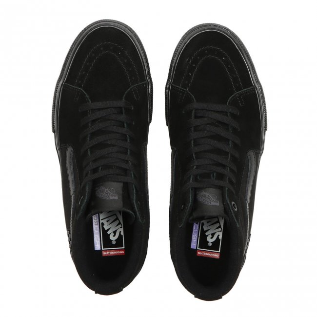 VANS SKATE SK8-HI / BLACK / BLACK（バンズ/ヴァンズ スケート ハイ