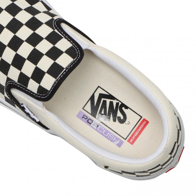 Checkerboard vans off white sale