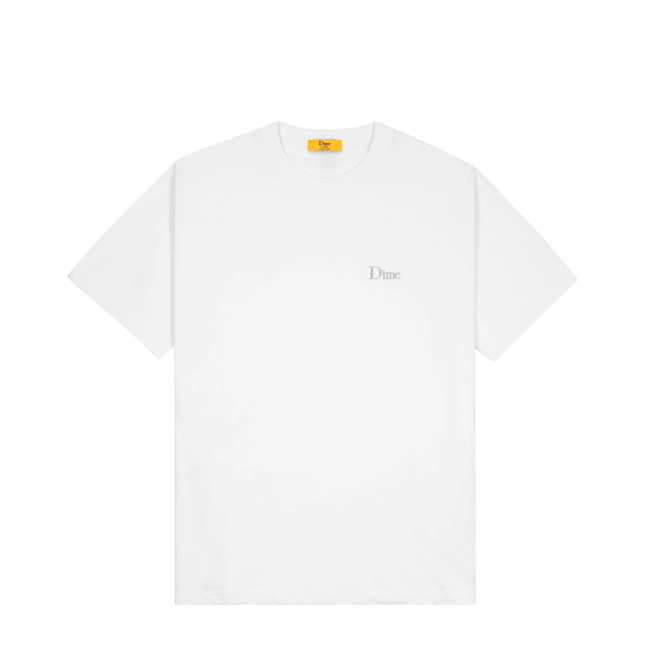 DIME CLASSIC SMALL LOGO T-SHIRT / WHITE (ダイム Tシャツ / 半袖 