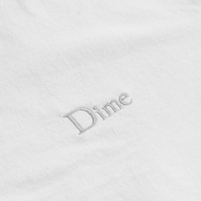 DIME CLASSIC SMALL LOGO T-SHIRT / WHITE (ダイム Tシャツ / 半袖 