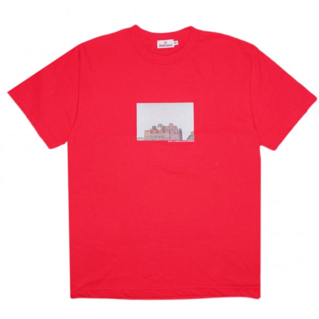 HELLRAZOR x LUI ARAKI PHOTO SHIRT ”BRICK” / RED (ヘルレイザー Tシャツ)