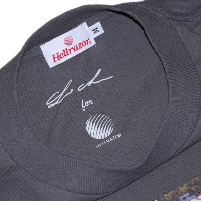 HELLRAZOR x LUI ARAKI PHOTO SHIRT ”SUBWAY” / CHARCOAL (ヘル