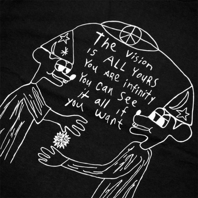 GX1000 THE VISION TEE / BLACK (ジーエックスセン Tシャツ