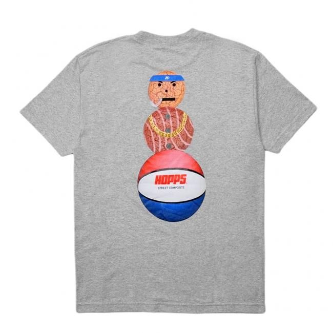 【QUARTERSNACKS】 SAFARI SNACKMAN TEE / Heather Grey QUARTER SNACKS – Blacklist