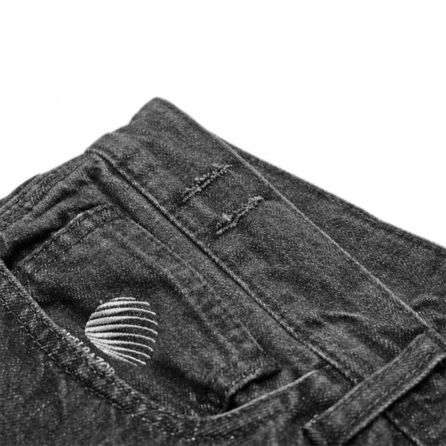 HELLRAZOR BAGGIE DENIM PANTS / WASH BLACK (ヘルレイザー バギー デニムパンツ)