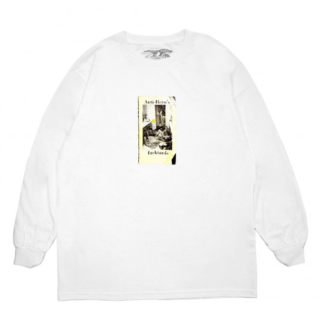 ANTIHERO HERO FT's (FUCKTARDS) L/S TEE / WHITE (アンチヒーロー/ T