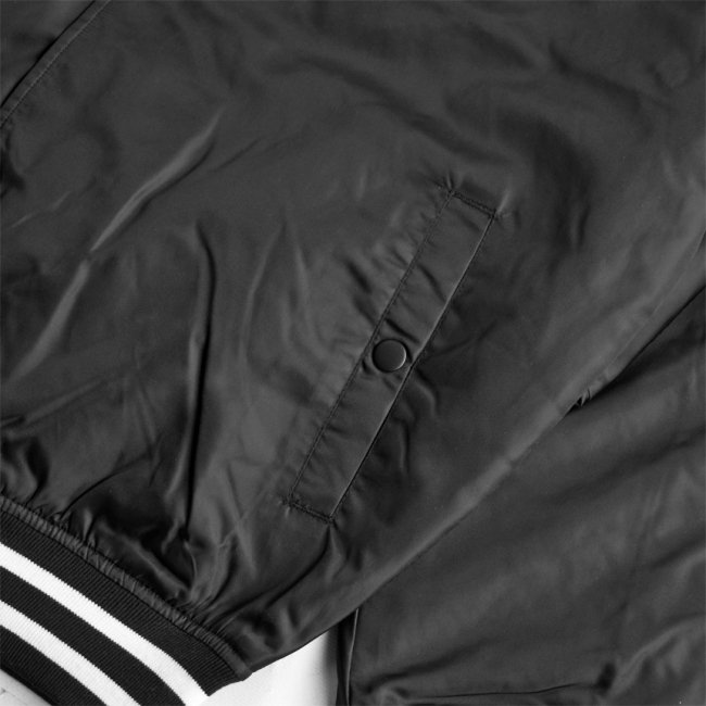 GX1000 SATIN BOMBER JACKET / BLACK (ジーエックスセン ボンバージャケット)