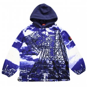 <img class='new_mark_img1' src='https://img.shop-pro.jp/img/new/icons5.gif' style='border:none;display:inline;margin:0px;padding:0px;width:auto;' />HELLRAZOR THANK YOU TOKYO FLEECE PARKA / NAVY×WHITE (ヘルレイザー フリースパーカー/フーディ)